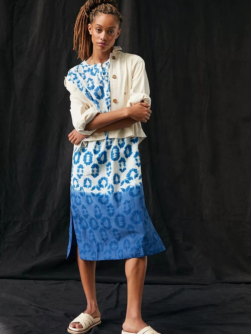 Anthropologie Othilia Abstract Maxi Dress